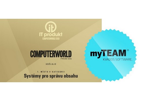 Systém pro podporu manažerské práce myTEAM získal ocenění IT produkt roku 2019